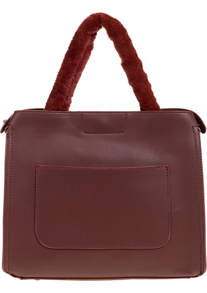 Bordo 30x24x14 Kadın El Çantası HANDLE-JUAZE