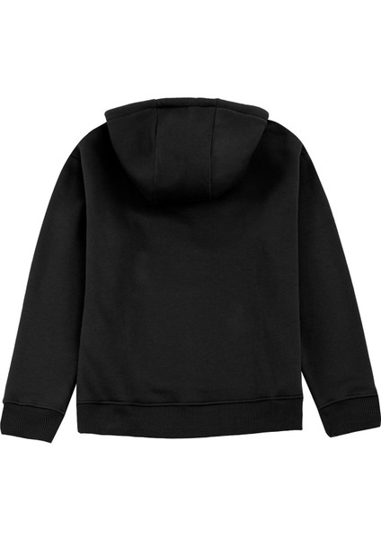 Sweatshirt, L, Siyah