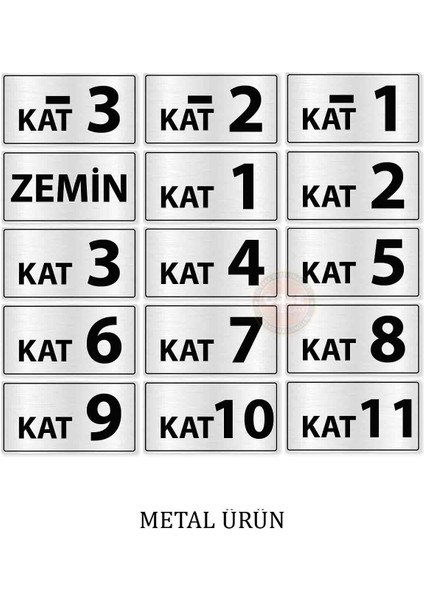 Kat Numarası Yapışkanlı