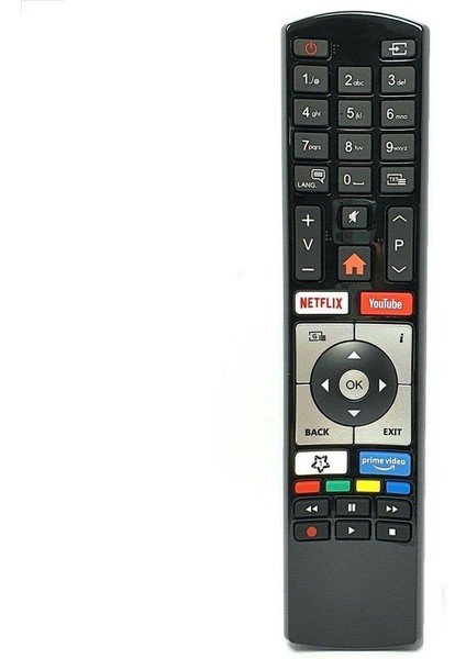 Finlux SRC4313 RC4318P Video Tuşlu LCD LED Tv Kumanda - Vestel Seg Regal Smartled Tv - Netflix Yotube Prime Tuşlu