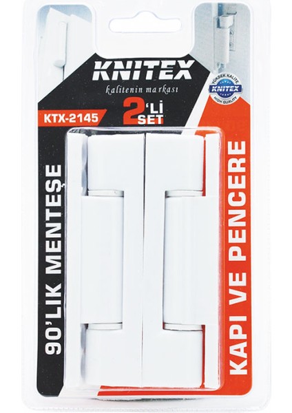 KTX-2145 Pvc Menteşe 90MM 2 Li Beyaz-56 fiyatları