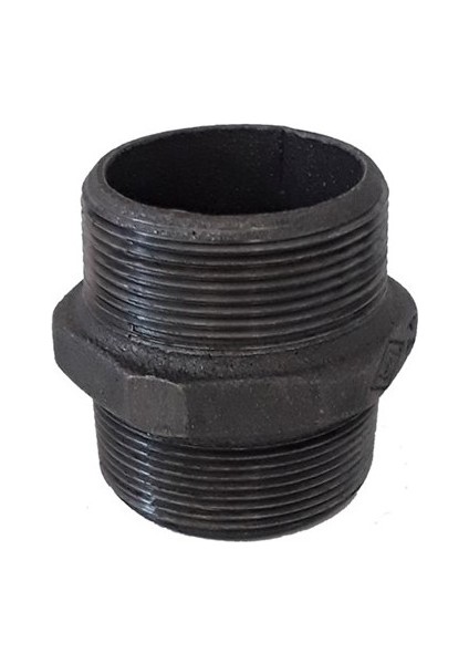 Siyah Demir Nipel 1 1/2" 1 Adet