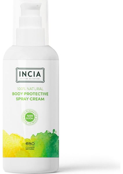 %100 Doğal Koruyucu Sprey Krem Sprey Yenidoğan Bebek Çocuk İçin Limon Okaliptus Vegan 100 ml