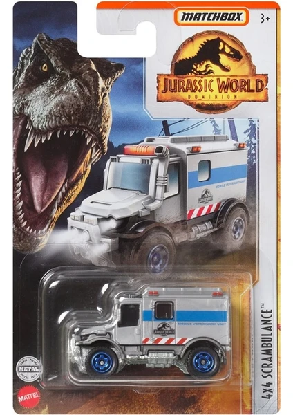 Jurassic World Tekli Araçlar FMW90 HBH08 4x4 Scrambulance