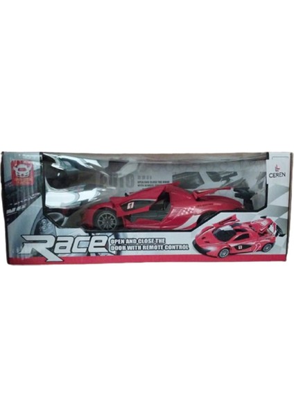 Ctoy Race RD-632 Kapıları Açılır Uzaktan Kumandalı Araba Pilli 23199 Kırmızı Renk