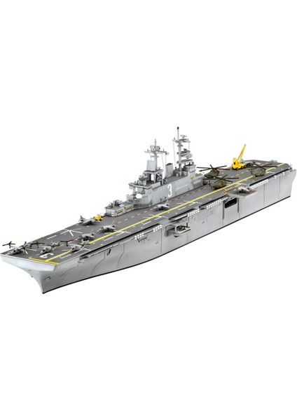 1:700 Model Set Gemi Us Navy Assault Carrier Wasp Class Uss 65178