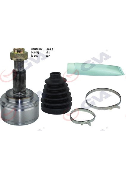 4419030K Aks Kafası Dış Ön Master 3-Movano Iı 2.3 Dci 6 Vites 10- 31X27X70 164MM