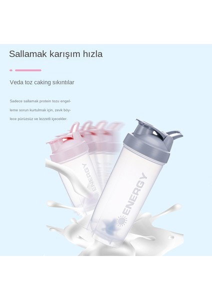 Büyük Kapasiteli Taşınabilir Matara 500 ml - Mavi (Yurt Dışından)