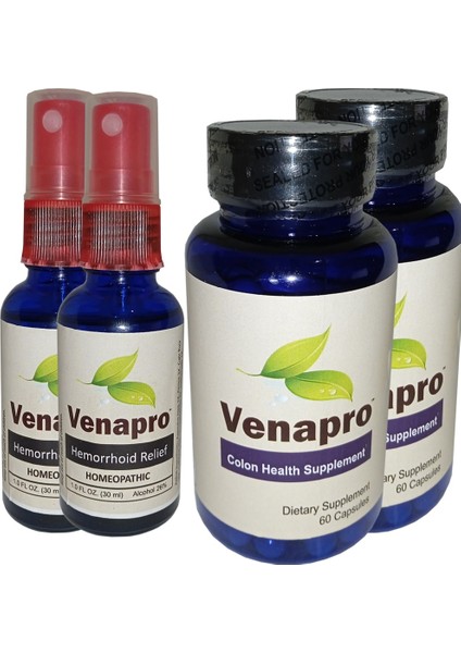 Venapro 2 Adet Venapro Hemorrhoids Set 2 Piece