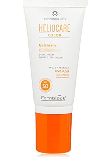 Color Spf 50 Gelcream Light 50ML