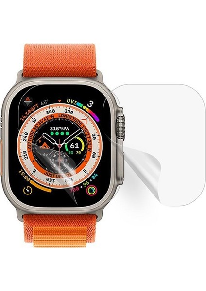 Apple Watch Ultra 49 mm Uyumlu Ekran Koruyucu Tpu Saat Ekranı Koruma - 2 Adet fiyatları