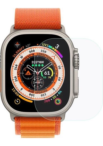 Apple Watch Ultra 49 mm Uyumlu Ekran Koruyucu Tpu Saat Ekranı Koruma - 2 Adet fırsatları