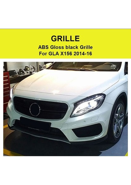 Mercedes gla diamond amg ön panjur ızgara seti 2014+ x156 siyah taiwan modelleri