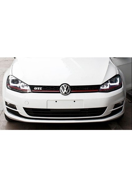 Vw golf 7 mk7 gti ön panjur ızgara kırmızı şeritli 2012+