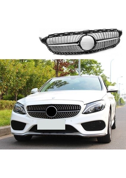 Mercedes w205 diamond amg ön panjur ızgara seti 2014 / 2018 c serisi modelleri