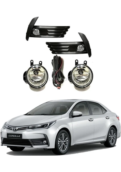 Toyota corolla sis lambası farı ve panjur seti 2016 - 2017 - 2018