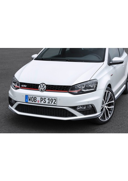 Vw Polo 6c gti ön panjur ızgara kırmızı şeritli 2014+