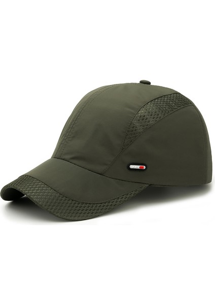 Unisex Nefes Alabilir Ayarlanabilir Şapka - Yeşil (Yurt Dışından)