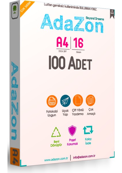 A4 80GR 100 Sayfa A4 Fotokopi Kağıdı indirimleri