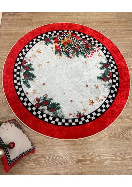 Yılbaşı Temalı Yılbaşı Ağac Altı Halısı fiyatları