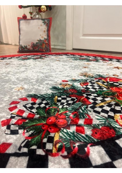 Yılbaşı Temalı Yılbaşı Ağac Altı Halısı fırsatları