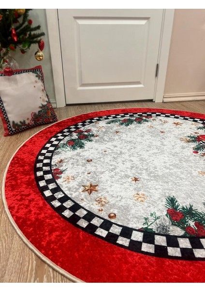 Yılbaşı Temalı Yılbaşı Ağac Altı Halısı indirimleri