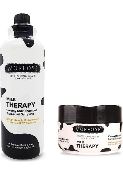 Milk Therapy Şampuan 1000 ml + Milk Therapy Maske 500 ml