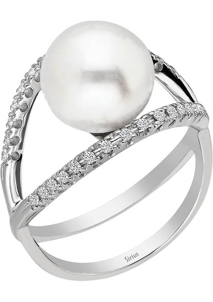 Pırlanta Taşlı İncili Yüzük fiyatları