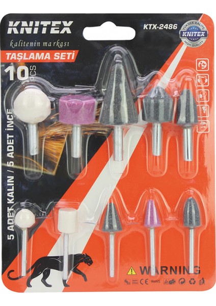 KTX-2486 Avuç Taşlama Seti 10 Parça-45