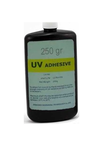 Uv Kristal (Cam ) Yapıştırıcı 250ML Uv Glue