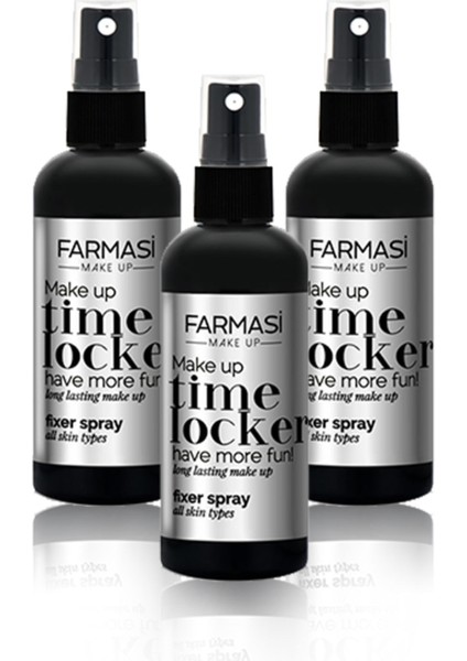 Time Locker Makyaj Sabitleyici SPREY-115ML 3 Adet