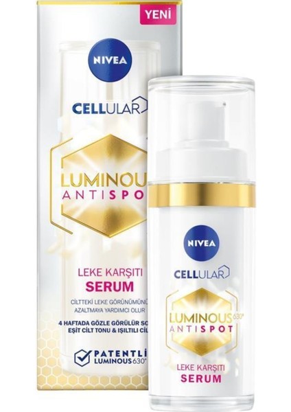 LUMINOUS630 Leke Karşıtı Gündüz Yüz Kremi 40ML ve Leke Karşıtı Cilt Serum 30ML fırsatları