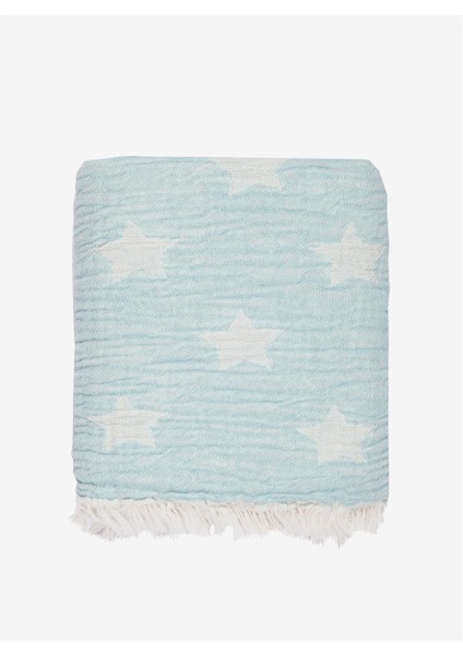 Cudding Star %100 Pamuk Bebek Battaniyesi Mint Yeşili 75x145