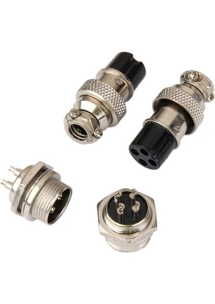 2 Set GX16-4 4pin Erkek ve Dişi Fiş Soketi Havacılık Konektörleri 16MM Dıy (Yurt Dışından) modelleri