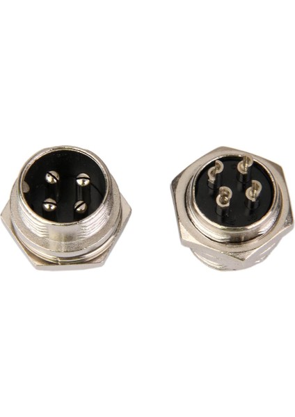 2 Set GX16-4 4pin Erkek ve Dişi Fiş Soketi Havacılık Konektörleri 16MM Dıy (Yurt Dışından) fırsatları