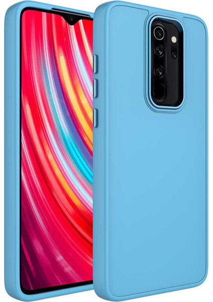 Xiaomi Redmi Note 8 Pro Kılıf Luna Silikon Kılıf Sierra Mavi