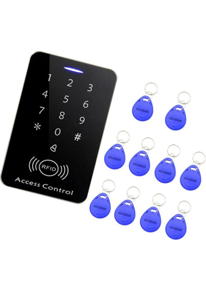 Rfıd Kapı Giriş Sistemleri Kullanıcılar Için 10X Id Keyfobs 1000 Ile Anti Sıkışmayı Kilitle (Yurt Dışından)