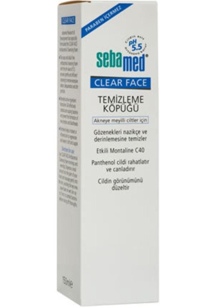 Clear Face Temizleme Köpügü 150ML