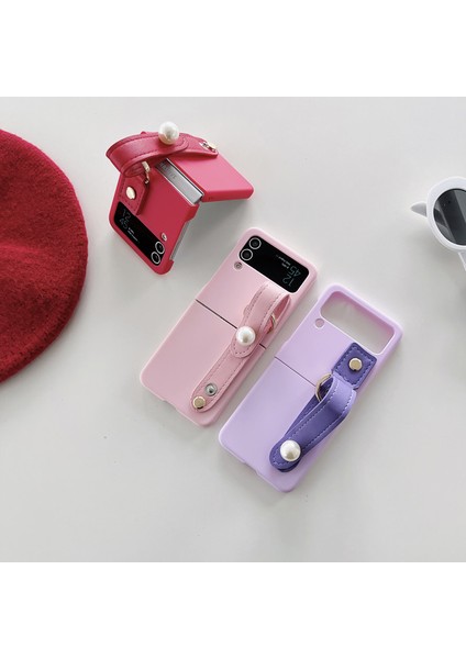 For Samsung Galaxy Z Flip4 Bileklik Cep Telefonu Kılıfları Kılıfı Z Flip 4 (Yurt Dışından) fırsatları