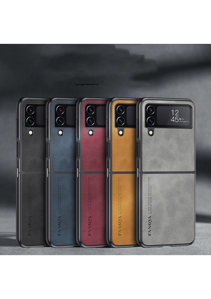 For Samsung Galaxy Z Flip4 Cilt Hissi Cep Telefonu Kılıfları Kılıfı (Yurt Dışından) indirimleri