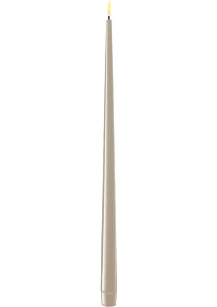 2'li Kum Rengi LED Mum 2'li 38 cm - De RF-K-0032