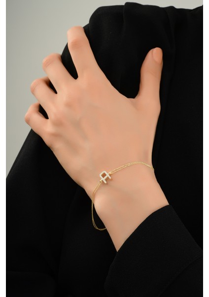 A Harf Altın Bileklik CGKBLK002