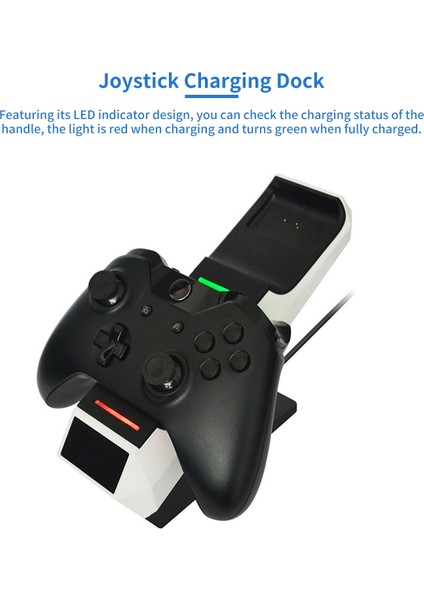 1 Set Joystick Şarj Standı Kolay Kurulum Hızlı Şarj Çift Tabanlı Oyun (Yurt Dışından) fırsatları