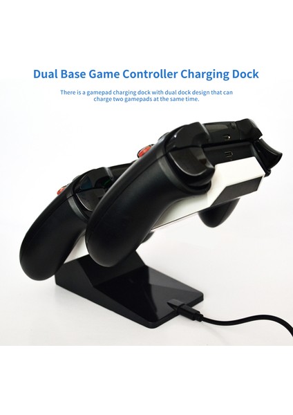 1 Set Joystick Şarj Standı Kolay Kurulum Hızlı Şarj Çift Tabanlı Oyun (Yurt Dışından) indirimleri