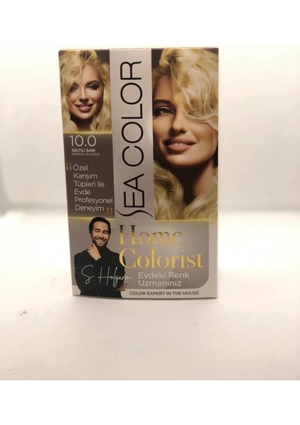 Home Colorist 10.0 Işıltılı Sarı Saç Boyası