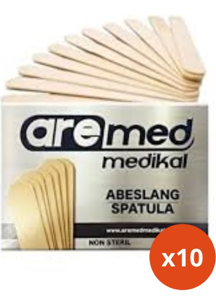 Abeslang Dil Basacağı & Ağda Spatulası 100 Ad x 10 Paket