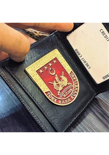 Kara Kuvvetleri Rozetli Cüzdan