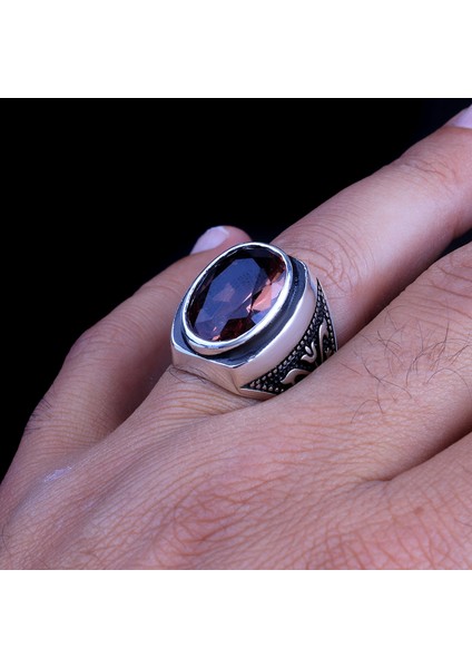 925 Ayar Gümüş Renk Değiştiren Sultan Taşı Yüzük modelleri