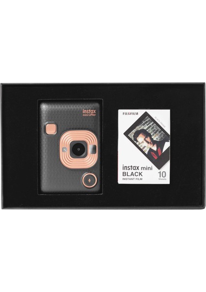 Instax Mini Liplay Elegant Black Fotoğraf Makinesi Siyah Kutulu