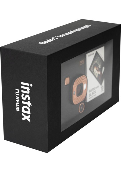 Instax Mini Liplay Elegant Black Fotoğraf Makinesi Siyah Kutulu